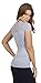 Women's Scoop Neck Floral Lace Short Sleeve Casual Slim Fit Fashion Shirt Top