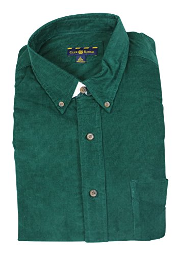 Club Room Button Down Long Sleeve Solid Color Corduroy Shirt