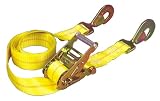 Keeper 04110 Ratcheting Tie-Down with Twisted Snap Hooks. 2 x 10', 2,000 lbs Working Load Limit