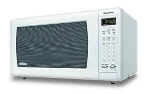 Panasonic NN-SN733W Sensor Microwave Oven with Inverter Technology, 1.6 Cubic Feet, White