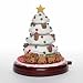 7" Sweet Memories Animated Musical Gingerbread Train & Christmas Tree Decoration
