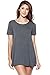 Alexander + David A+D Womens Loose Trapeze Dress - Shortsleeve Crewneck Tunic