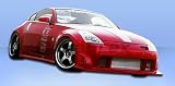 2003-2008 Nissan 350z Urethane Wings Front Bumper