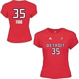 adidas Detroit Shock Cheryl Ford Fan Favorite Womens T-Shirt