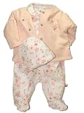 Magic Garden Floral Footie, Jacket, & cap by Little Me