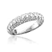 10k White Gold Anniversary Wedding Diamond Ring Band (HI, SI-I, 0.50 carat)