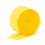Buttercup Yellow (Yellow) Crepe Streamer - 81'