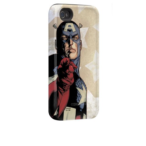  iPhone 4 / 4S Tough Case - Captain America - Justice