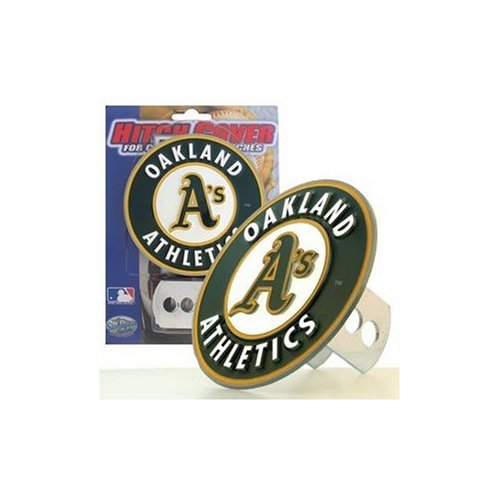 Oakland Athletics A's MLB Baseball Logo Hitch Plug Receiver Cover - Large