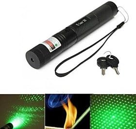 LT-G303 Adjustable Focus Green Laser Pointer(5MW. 532nm. 118650.Black)