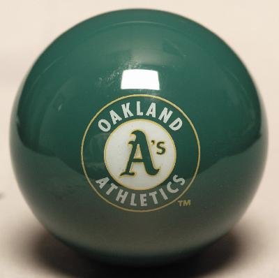 Official MLB Oakland Athletics A's Licensed Pool Table Cue Ball / 8 Ball