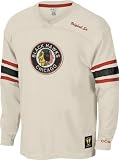 Chicago Blackhawks -Putty- Vintage Logo Long Sleeve Jersey