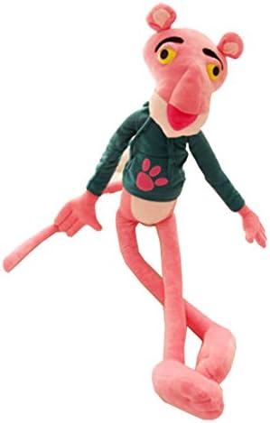 Ilucky Soft the Pink Panther Stuffed Toys Leopard Plush Toy (1.8m, green coat)