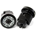 Hoffman MS BMX Bike Bar Ends - Flat Black