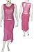 Skirt Top Set Georgette Embroidery Womens Casual Sundresses Size P (skts030)