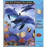 Steve Sundram 1000 Piece Puzzle Dolphins in Light