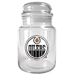 Edmonton Oilers 31oz Glass Candy Jar NHL Hockey
