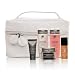 Beauty : Lancome Travel Set White Stitched Bag 6 Piece Set