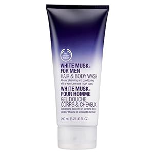 The Body Shop white Musk For Men Hair & Body Wash courses shop 