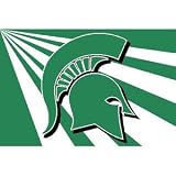 Michigan State Spartans College Style Tufted Floor Rug - NCAA College Athletics Fan Shop Merchandise