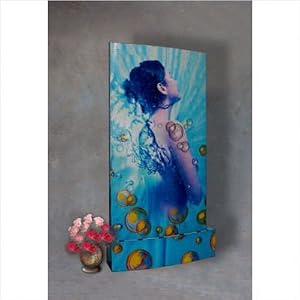 Large Radius Hand Painted Floor Fountain Finish: Dark Angel