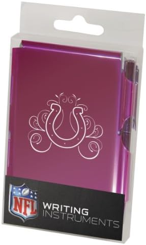 Indianapolis Colts Women's Fashionable Fan Engraved Metal Pocket Notes (12040-Y24)