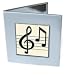 Music Notes Double Mirror Compact