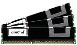 Crucial Technology CT3CP51272BB1067 12 GB (4 GBx3) 240-pin DIMM DDR3 PC3-8500 CL=7 Registered ECC DDR3-1066 1.5V 512Meg x 72 Memory Kit