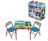 Mickey Mouse Activity Table & Chairs Set and Multi-Bin Organizer