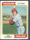 1974 Topps #283 Mike Schmidt - Philadelphia Phillies (Baseball Cards) Very Good-Ex.