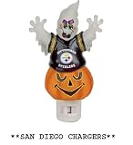 5" NFL San Diego Chargers Halloween Ghost Night Light