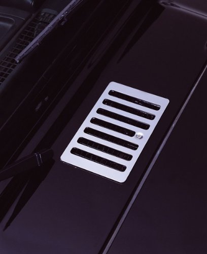 Rugged Ridge Stainless Steel Trim Accessories Hood Accessories Jeep Wrangler 1997 to 1997 Hood Vent Cover