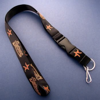 Houston Astros Lanyard Keychain