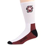 NCAA Southern Illinois Salukis Tri-Color Team Logo Tall Socks