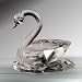 Crystal Swan (Small) Figurine, 1.875 Inches, Handcrafted