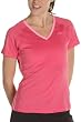 adidas Women's 3-Stripe ClimaLite Short-Sleeve Top
