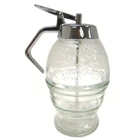Buy Glass and Stainless Steel Honey and Syrup Dispenser by chefgadget