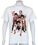 ONE DIRECTION UK Boy Band 1D Size Small New White Tee T-Shirt