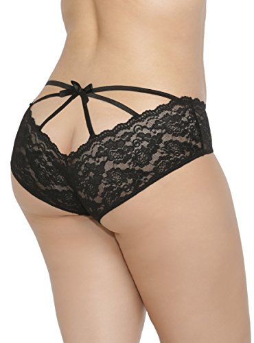 Cage Back Lace Hipster Panty