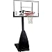 Spalding 68454 NBA Tempered Glass 54 Inch Screw Jack Portable Basketba
