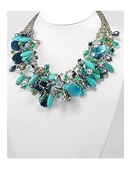 Turquoise Necklace In Sterling Silver