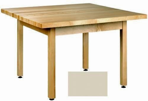 Diversified Woodcraft WX4-P Four-Student Craft Table- 48 in.X48 in.