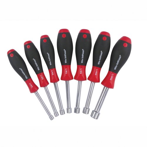 Wiha 34391 7-Piece Hollow Shaft Metric Sizes Nut Driver Set with Soft Finish Wiha 34391 7-Piece Hollow Shaft Metric Sizes Nut Driver Set with Soft Finish