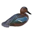 Wading Cinnamon Teal Duck Decoy