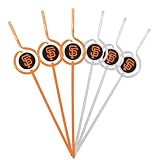 MLB San Francisco Giants Six Pack Team Sip Sport Straws