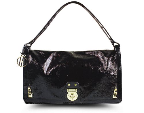 Buy Marlowe Mirror Bag, Black Patent