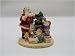 Traditional Christmas Cake Decoration - Santa with elves and chr