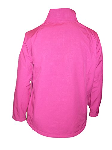 Pulse Womens Plus Size Micro Fleece Soft Shell Jacket 1X-5X (3X (24/26), Pink)