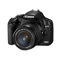 Canon EOS 500D SLR-Digitalkamera (15,1 Megapixel) Kit inkl. EF-S 18-55mm IS (bildstabilisiert) und EF-S 55-250mm IS (bildstabilisiert)