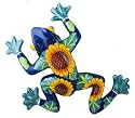 Large Sunflower Mexican Talavera Frog
